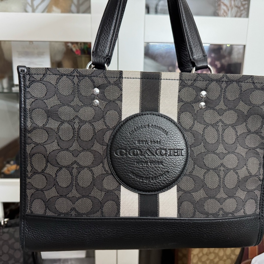 Coach Burgundy Leather Interior Bag